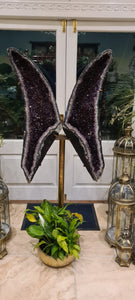 MALEFICENT WINGS AMETHYST WINGS STANDING 6FT TALL