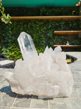 Load image into Gallery viewer, Quartz Lemurian Quartz Cluster Raw with Rainbows
