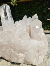 Load image into Gallery viewer, Quartz Lemurian Quartz Cluster Raw with Rainbows
