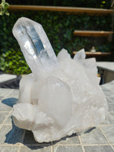 Load image into Gallery viewer, Quartz Lemurian Quartz Cluster Raw with Rainbows
