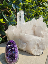 Load image into Gallery viewer, Quartz Lemurian Quartz Cluster Raw with Rainbows
