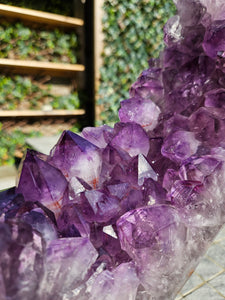 Amethyst Moon on spinning stand with from Brazil