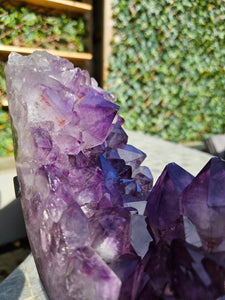 Amethyst Moon on spinning stand with from Brazil