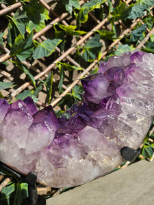 Amethyst Moon on spinning stand with from Brazil