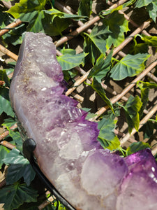 Amethyst Moon on spinning stand with from Brazil